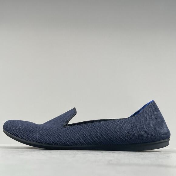 Rothy’s the Flat Women Size 7 Blue Knit Slip On Ballet Flat Comfort Casual EUC - Picture 6 of 9